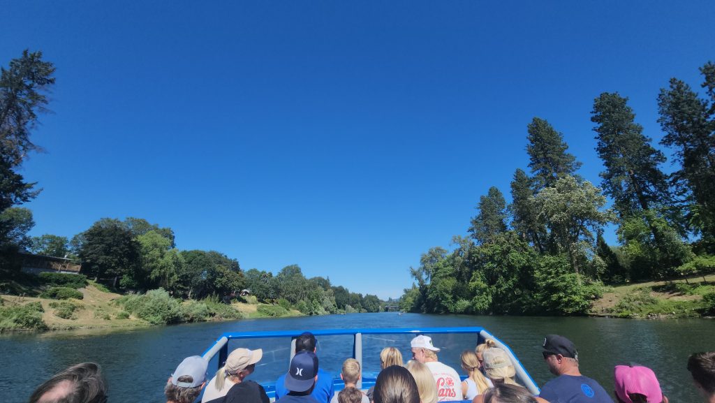 A 4-hour boat excursion with Hellsgate Boat tours which included a fabulous meal at The River Lodge!